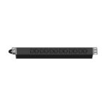 Eaton PDU EFLXB01H FlexPDU, Basic, C14 input, 3 meters cord, Single-phase, Outlets: (12)C13 grip