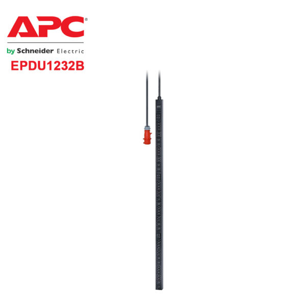 APC Easy Rack PDU, Basic, 0U, 3 Phase, 22kW, 230V, 32A, 30 x C13 and 12 x C19 outlets, IEC60309 3P+N+PE inlet