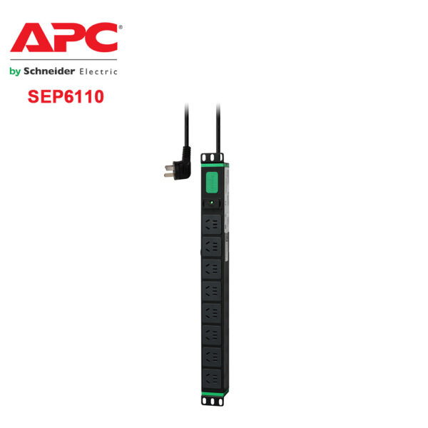 SEP6 PDU, Basic Type, 1U, 16A, 230V,(8)GB1002