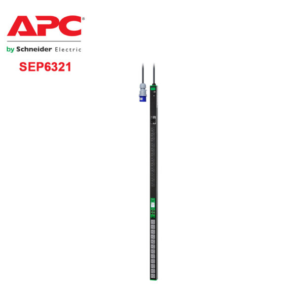 SEP6 PDU, metering type, 0U, 32A, 230V,(18+6)GB1002, left side