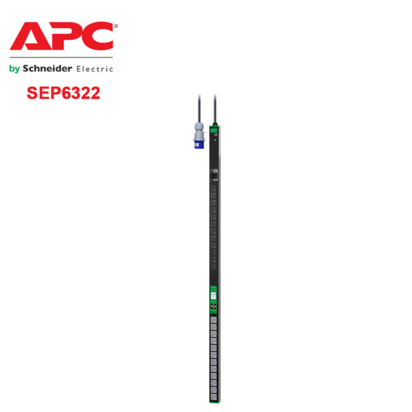 SEP6 PDU, metering type, 0U, 32A, 230V,(18+6)GB1002, right side