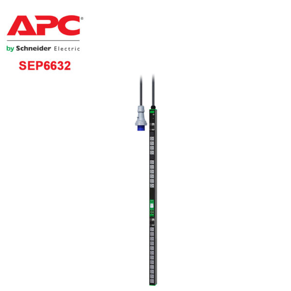 SEP6 PDU, switch and socket level metering type, 0U,63A, 230V, (20+4)GB1002, right side